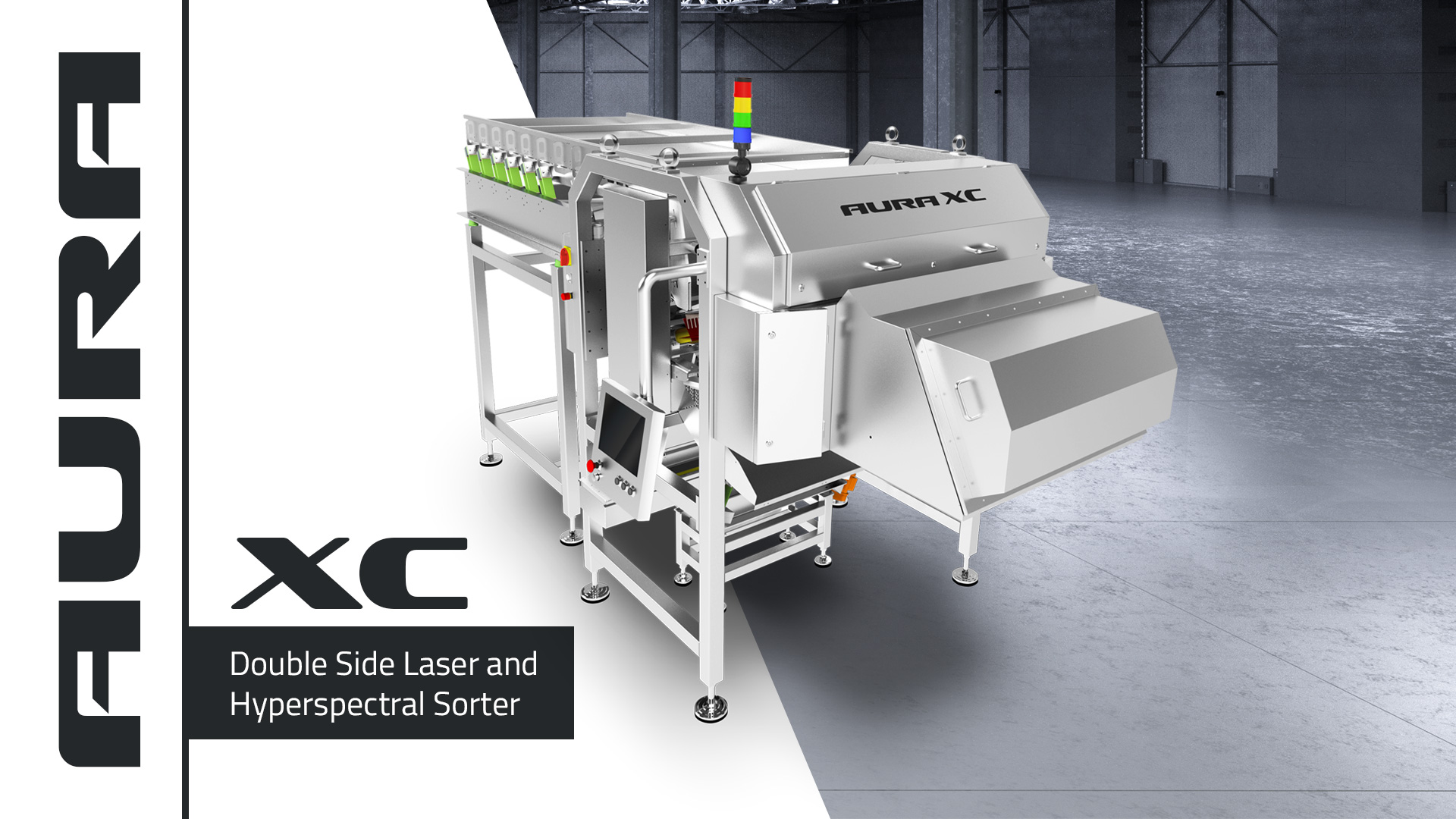 Aura Double Side Laser and Hyperspectral Object Scanning